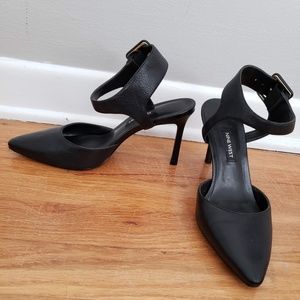 Nine West Leather Heel - ankle strap - size 6.5